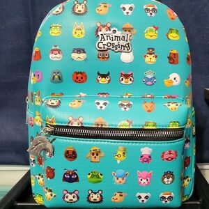 Animal CROSSING Turquoise Mini Backpack